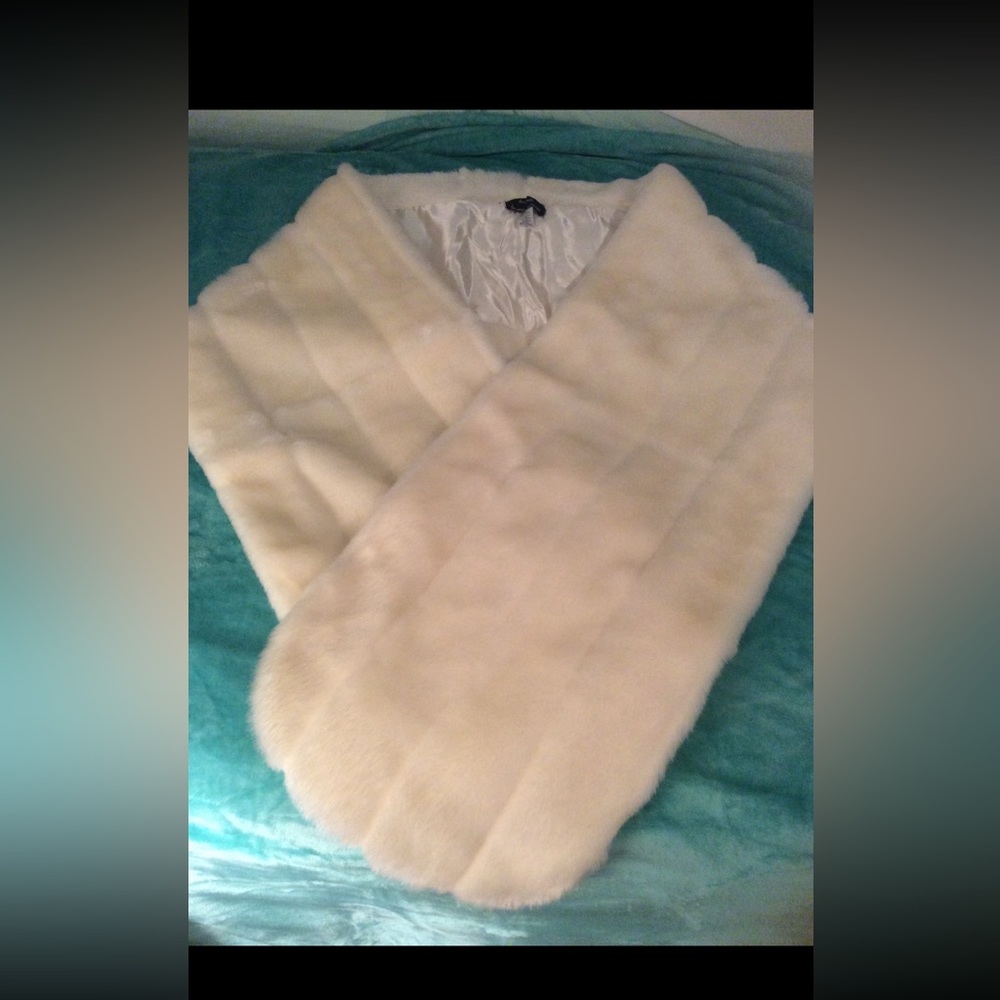 Dennis Basso Ivory Faux Wrap